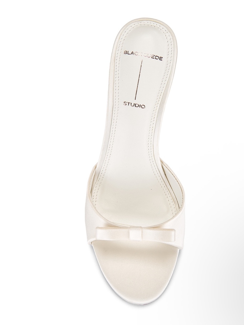 NEW Black Suede Studio Albie Sandal in Coconut Satin Size 9 SOLD OUT